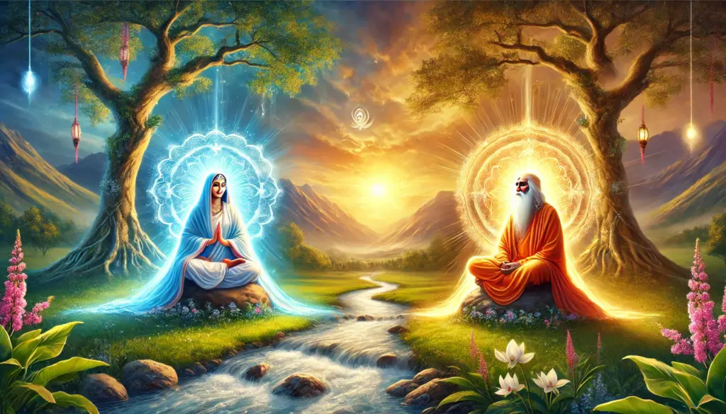 Spirit Conversations with Osho and Amma: A Journey of Divine Dialogue