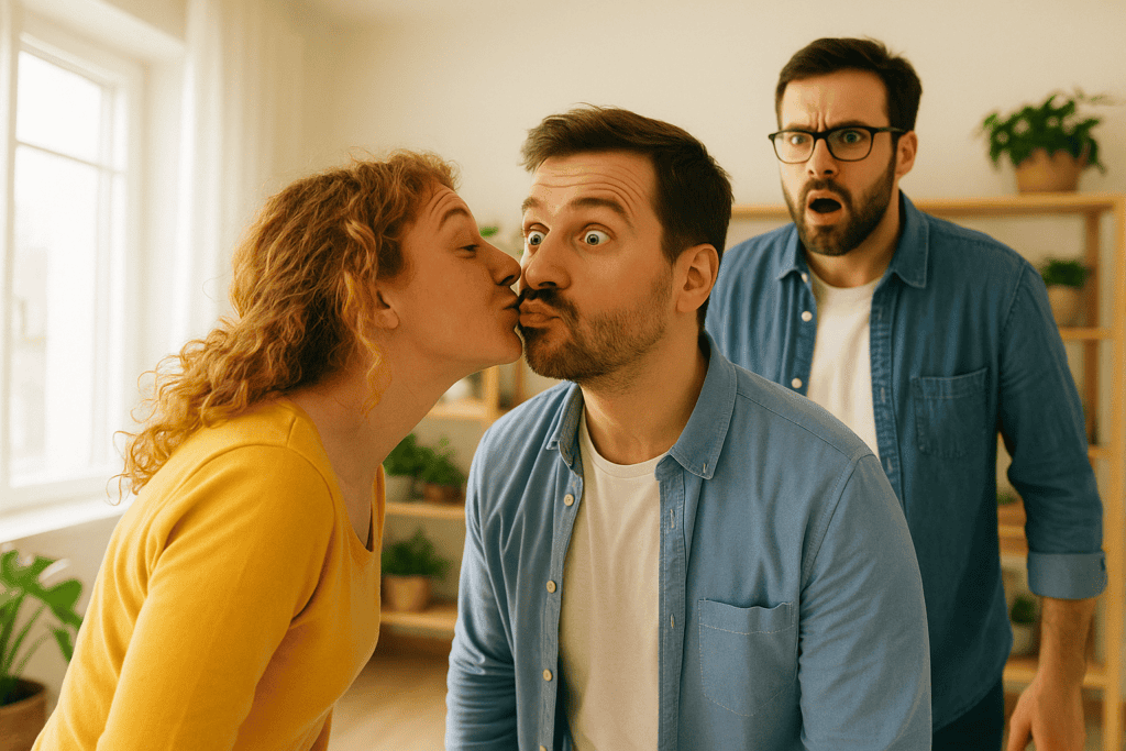Forced Lip-Kisses Can Trigger You – Men Included