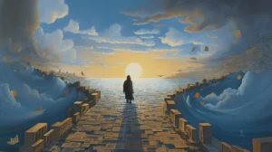 Being choosing a path, image conveying healers and intuitive readers - PaulWagner