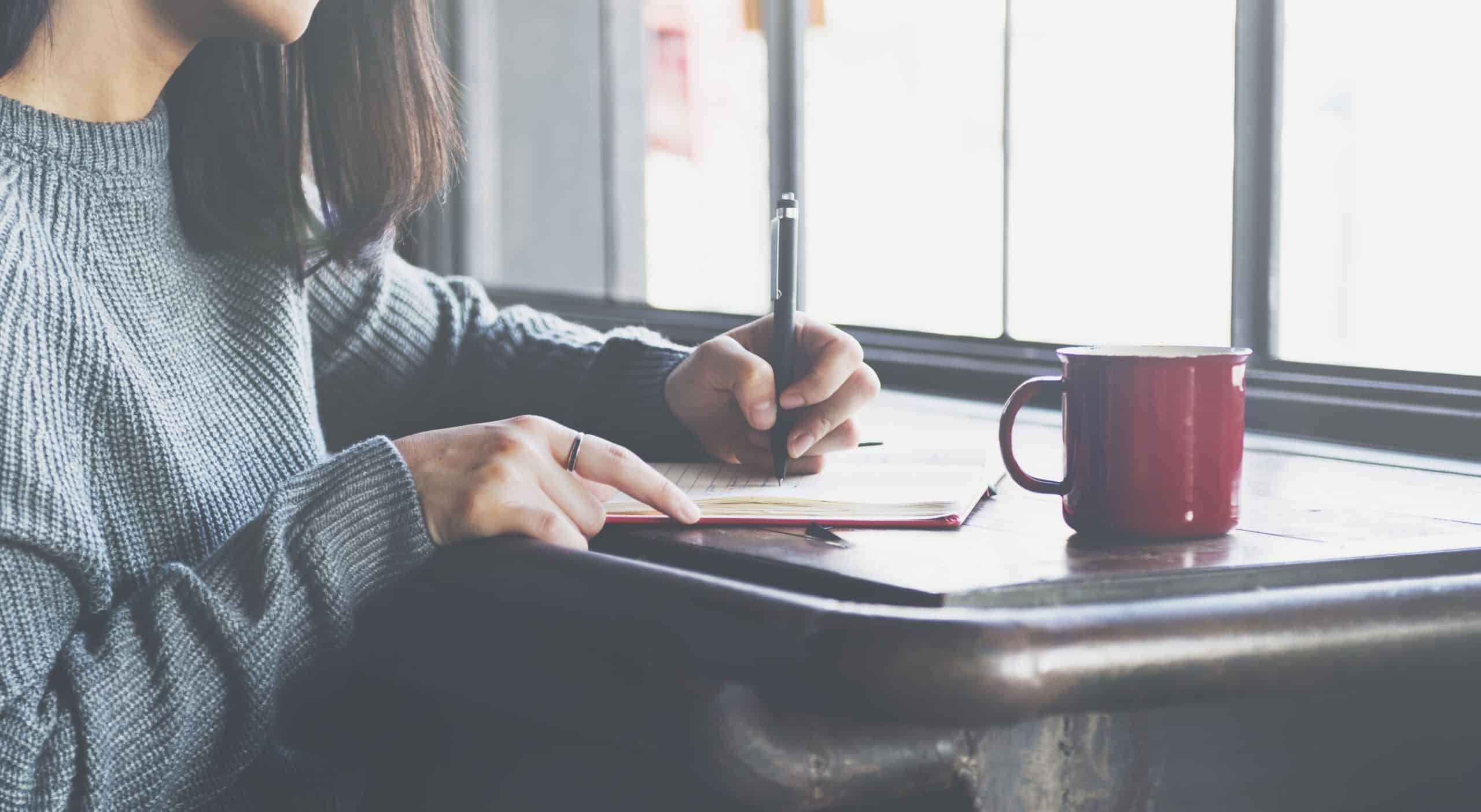 Writing letters at a desk - Paul Wagner